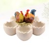 Yarnow Resin Succulent Pot Bonsai Flower Pot Chicken Statue Miniature