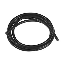 DMiotech 2mm ID 4mm OD 10 Feet Silicone Tube Black Industrial Silicone Tubing for Water Air Pump