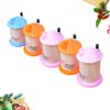iplusmile 5Pcs Creative House Shaped Toothpick Dispenser Automatic Toothpick Holder