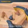 POWERTEC 71441 Flexible Contour Sanding Grips Set w/ 3 Flexible