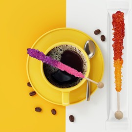 Rock Candy Lollipops, Luck of the Irish Pops Candy Suckers, Color and Flavor Assortment, Individually Wrapped (24-Pack)