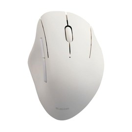 Elecom M-SH21MBSKXWH Mouse SHELLPHA Wireless Multi, 5 Buttons, Small, Antibacterial, Quiet Design, White