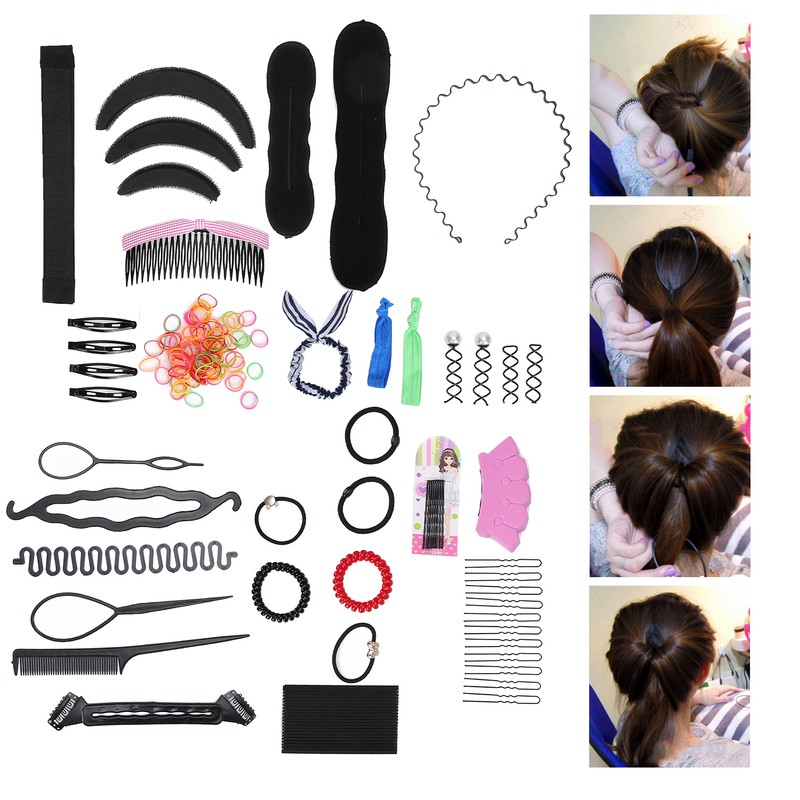 Professional DIY Hair Accessories Pin Clip Tail Comb Hair Braiding