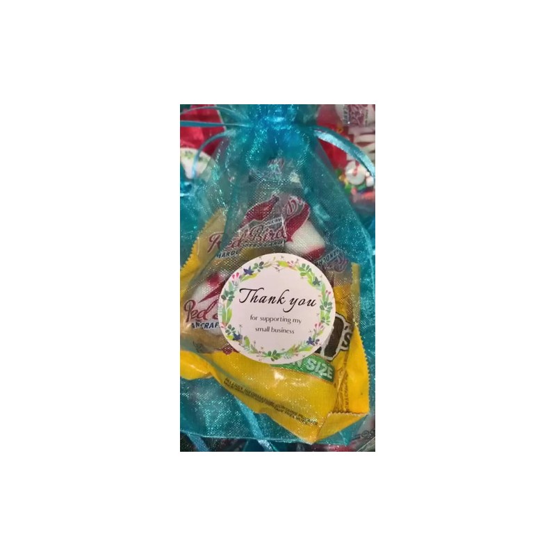 100pcs Azul Bolsas Lote De Bolsa Regalo De Organza 10*15cm