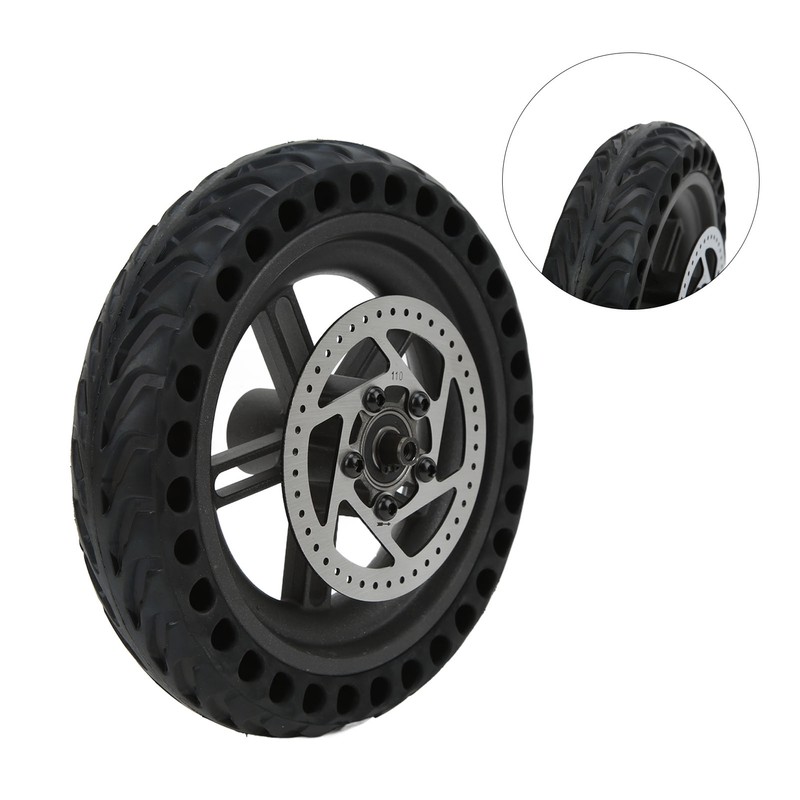 Scooter Rear Wheel Assembly 8.5in Solid Tire Wheel Hub 110mm