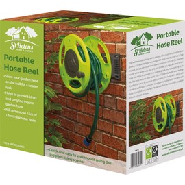 Wall Mountable Hose Reel - Stores up to 15m of Hose