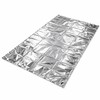 2-Pack PET Emergency Thermal Blankets, Reflective Survival Covers for Camping,