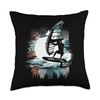 Wing Surf Wing Foil Wingsurfing Wingsurfer Throw Pillow