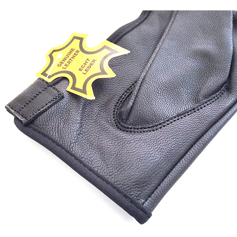 Quality Traditional Genuine Leather Archery Gloves. Full Tip Shooting Gloves.