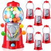 VioraWhite 12 Pack Mini 5" Gumball Machine Without Candy Plastic