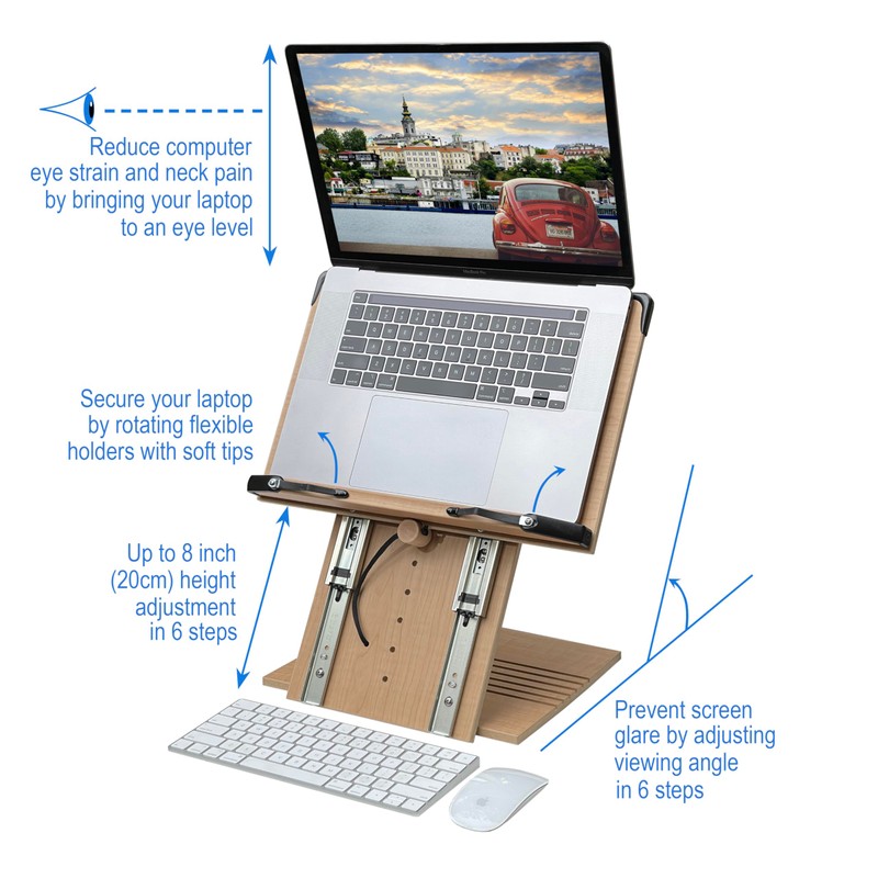 A+ Book Stand BS2500PRO XL Super Heavy Duty 15.4x10.5 Portable