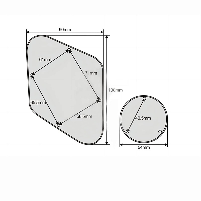 ROZILO LP Control Back Plate and Switch Plate Cavity Cover