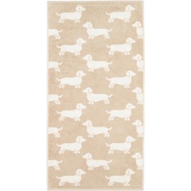 Cawö Home Hand Towels We Love Dogs 6246 Natural Beige 33 Hand Towels 50 x 100 cm