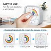 Yunbaoit Visueller Timer mit Nachtlicht, 60 Minuten Countdown Timer, Kinder