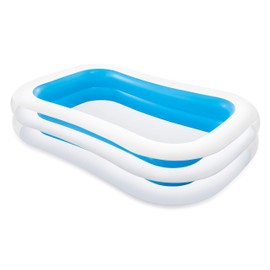 Intex Swim Center Family Inflatable Pool, 103" X 69" X 22", for Ages 6+
