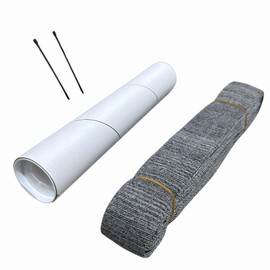 Wessel-Werk Central Vacuum Hose Cover, Gray, Fits Any 30 Ft. Central Vacuum Hose, Knitted Machine Washable Central Vacuum Hose Sock with Easy Assembly Tube, Made in USA