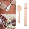 WANDIC Unfinished Wooden, 2 Pcs Craft Whittling Kit, Wood Carving