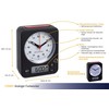 TFA-Dostmann Combo TFA 60.1511 Wireless Alarm Clock, 9 x 4