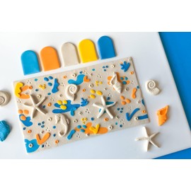 FIMO Soft & Effect Polymer Oven Modelling Clay - 57g - Set of 8 - The Beach O'Clock Collection