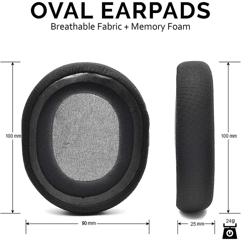 Arctis Ersatz-Ohrpolster für 3/5/7/9, aus Stoff, kompatibel mit SteelSeries Arctis