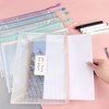 Tamaki 6 Pack Mesh Zipper Pouch with Label Pocket, Waterproof