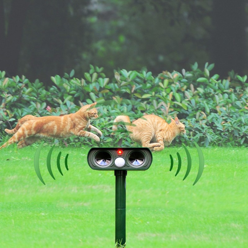Outdoor Waterproof Solar Power Animal Repeller Ultrasonic Infrared Mouse Bird