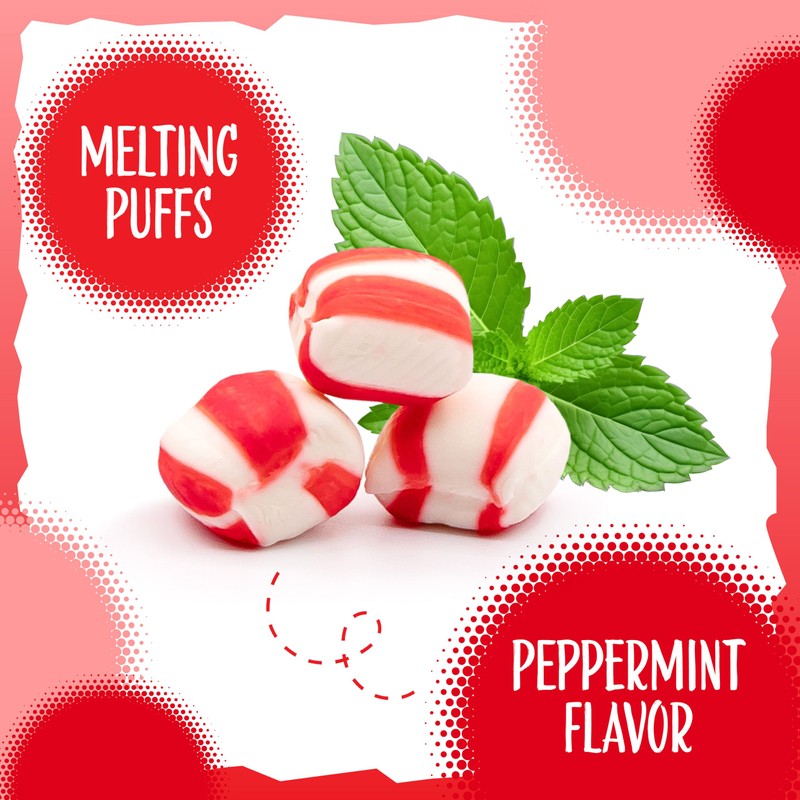 Peppermint Puffs Candy | 2-Pound Bag | Refreshing Mints, Individually