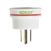 Korjo International 3-Pack Adapter Set, for Europe, UK, USA, Multi-Pack,