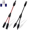 ANBOO 1 Pair Solar Cable MC4 Connector (1 to 2