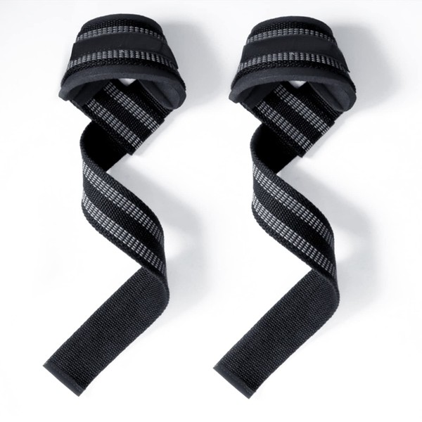 Wrist Straps, Lifting Straps, Training Straps, Grip Assistance, Focus on the Areas You Want to Strength, Set of 2, Pull Ups, Deadlifts, Seated Rowing, Muscle Training, Wrist Protection, Just Squeeze On, Unisex, For Beginners to Professionals, Weight Lifting Assist Belt