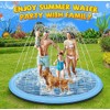 LATERN Alfombrilla de salpicaduras para niños y perros, 170 cm,