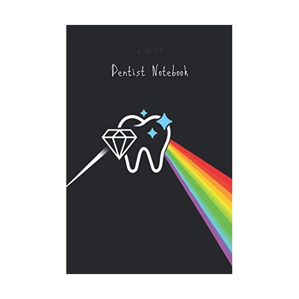 Dentist Dental Hygienist Creative Tooth Notebook, Task Journal Personal Diary: