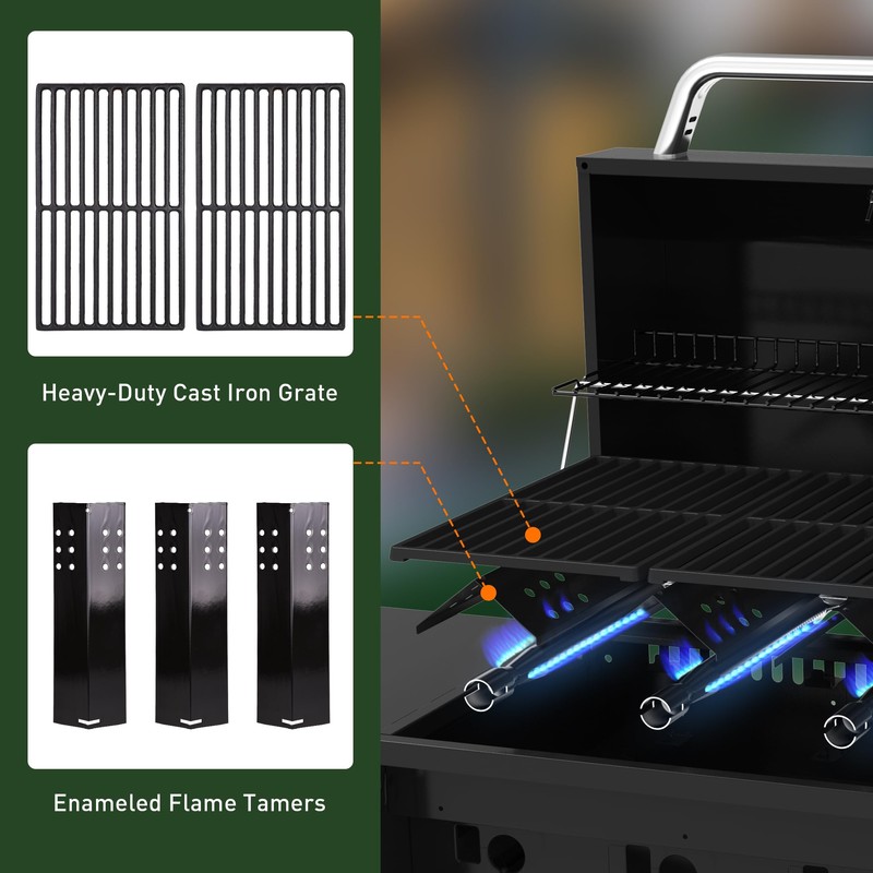 BRANDMAN GRILLS SINCE 1987 Grill Grate for Brand-Man Hoss Series