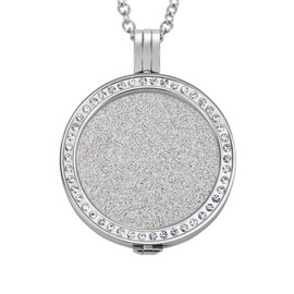 Quiges Women's Pea Chain Stainless Steel with Lobster Clasp without Pendant Various, Stainless Steel