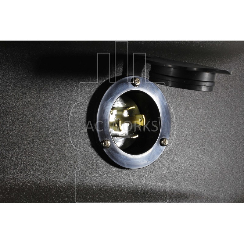 AC WORKS Super Durable Industrial Grade Locking Power Input Inlet
