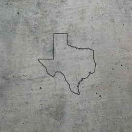 Decal Stickers of Texas Map Outline (Black) (Set of 2) Luxury Weatherproof Vinyl Decal Stickers for Laptop Desktop Smartphone Car Dirt Bike Wall Room Mason Jar Bathtub Door ANDstic006824BL03.24.22