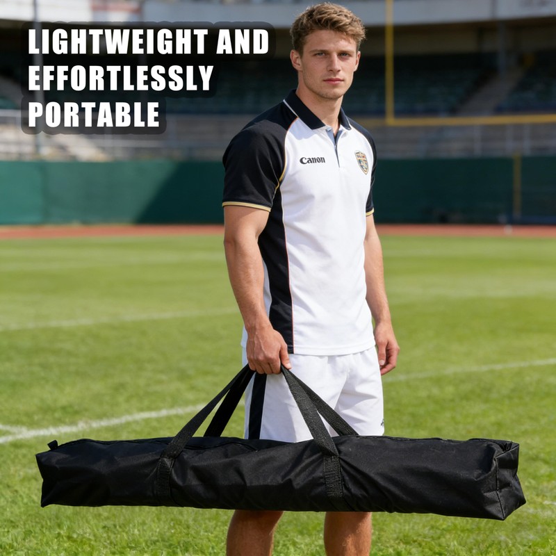 Hikeen Upgraded Agility Poles, 6 Pack 6ft Soccer Training Poles,