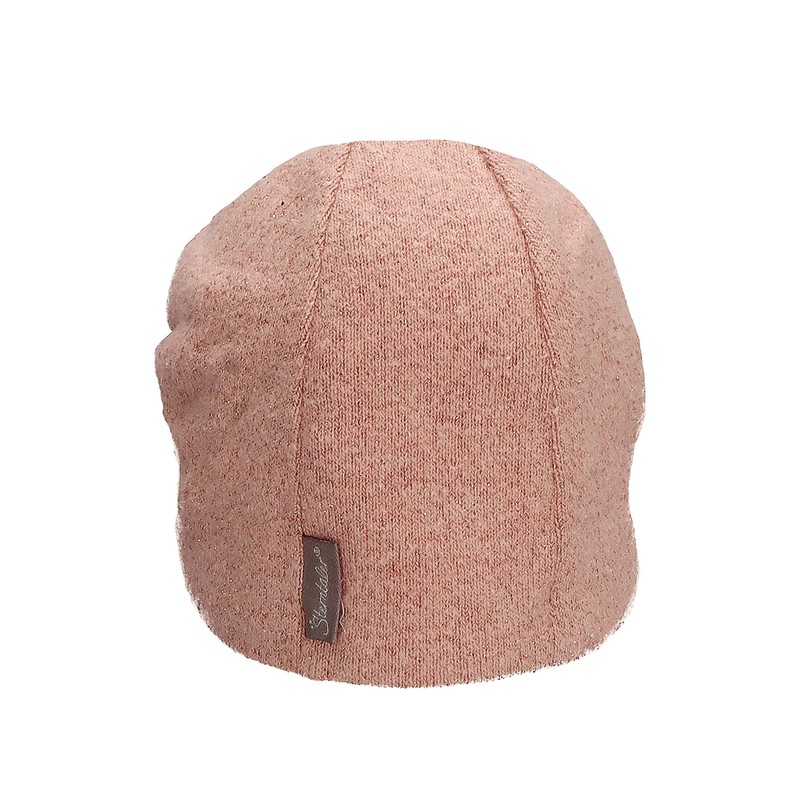 Sterntaler Girls' Beanie Lurex Hat, pink