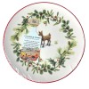 Ceramica Cuore 4 CERAMICA CUORE Salad Desert Plates 8.25" Deer