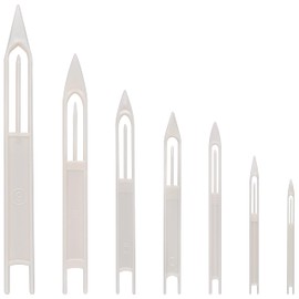 Netting Needle Shuttles Fishing Net Repair Line Equipment, 7pcs Plastic Cast Net Mending Needles Sewing Repair Tool Size 3 4 5 6 7 8 9