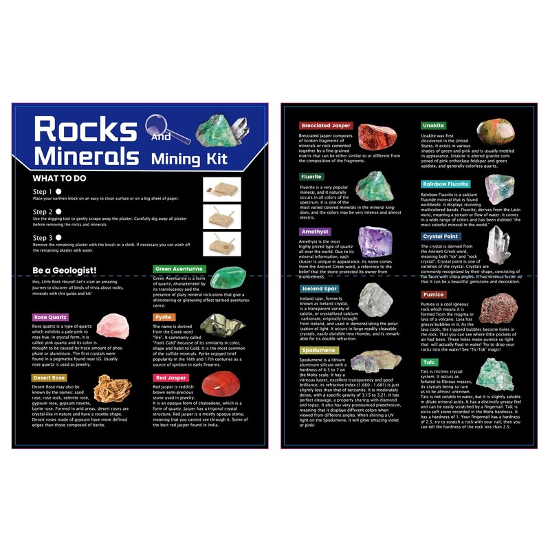 Kaper Kidz DIG & Discover Rocks and Minerals Mining KIT: