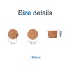 INCREWAY 120pcs 1/2" Mini Tapered Wooden Cork Bung Stopper, Replacement