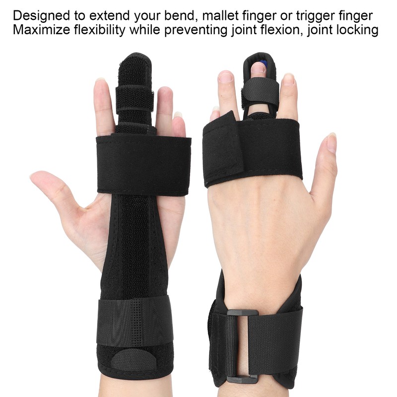 Trigger Finger Guard Splint Detachable Finger Straighter for Bent Mallet