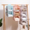 4 Layer Storage Hanging Bag Oxford Cloth Washable Foldable Hanging
