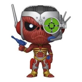 Funko Pop Rocks Iron Maiden - Skeleton Eddie - Somewhere In Time - 16 Odds For Rare Chase Variant - Figura de Vinilo Coleccionable - Idea de Regalo - 