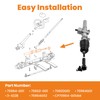 Tuningsworld Steering Rack, Golf Cart Steering Gear Box Assembly for