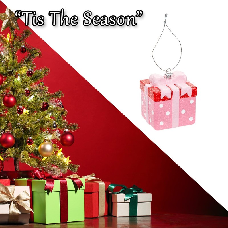 VFM e-Store - Christmas Tree Decoration Glitter Present Ornament X