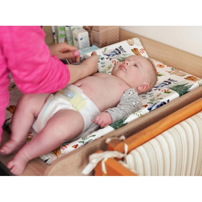 4 Pack Forest Animals Neutral Changing Pad Covers Woodland Unisex