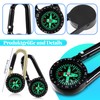 Compass with Carabiner Hook, Pack of 2 Compass Carabiner Mini