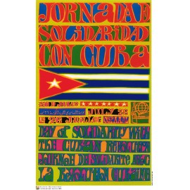 Political Cuban POSTER.Castro Revolution.Col